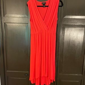 Lane Bryant Coral Hi/Low Dress 14/16